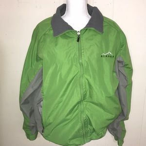 Men’s Alaska jacket size medium green and gray